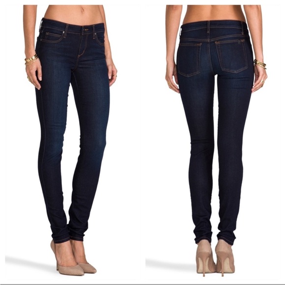 Joes Jeans The Skinny Mid Rise Dark Wash Stretch Denim Yasmin Sz 28 Minimalist - Picture 3 of 12